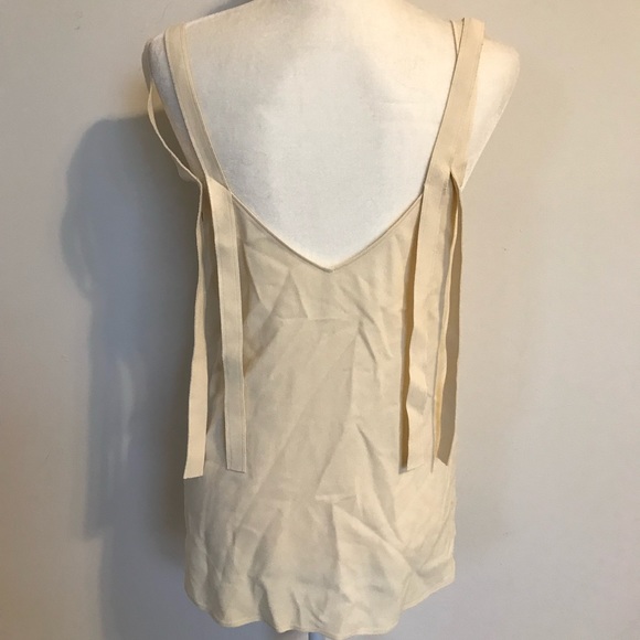 Helmut Lang Cream Sleeveless Top - Picture 3 of 8